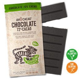 72% cacao dark chocolate 75g